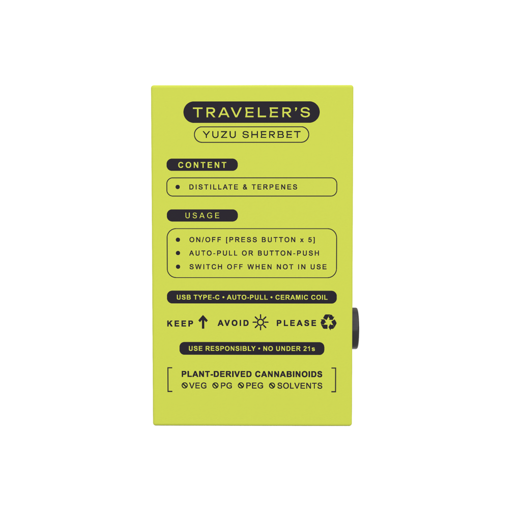 Traveler’s® Stealth Disposable Vapes 1ml - Apple Sauce (Hybrid)