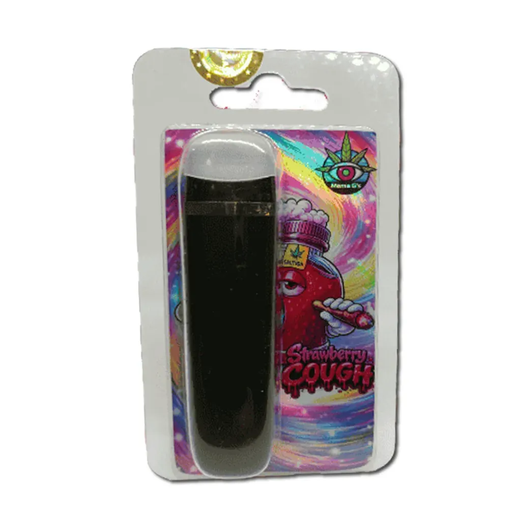 Pure Distillate Disposable Vapes 1ml - Strawberry Cough (Sativa)