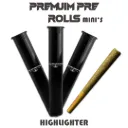 Primo Premium Mini Pre-Rolls 0.7g - Indoor - Highlighter (Hybrid)