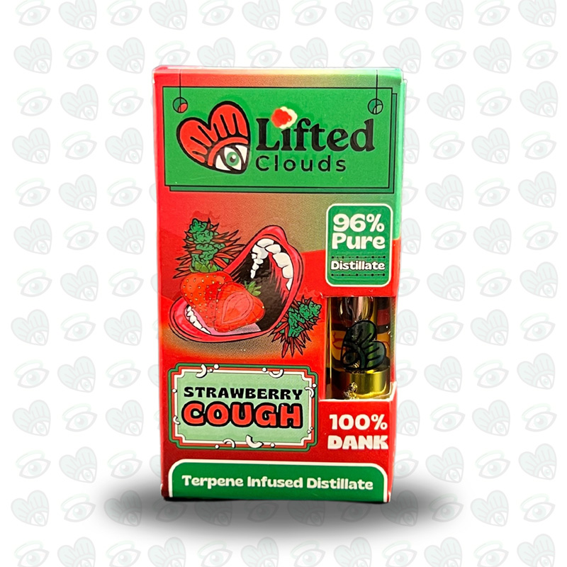 Lifted Distillate Vape Cart - Strawberry Cough (Sativa)