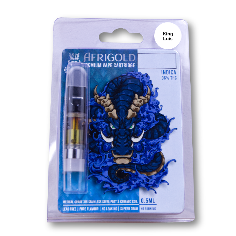 Vape Cartridge 0.5ml - King Louis OG - Full Spectrum (Indica)